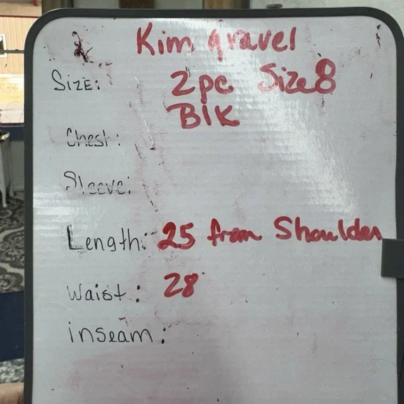 Swimsuit For All Tankini Black Two Piece Adjustable Straps Size 8 Kim Gravel New - Picture 3 of 3